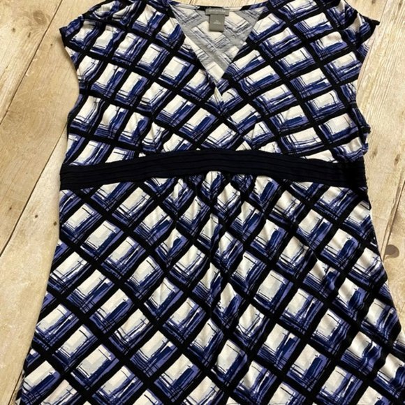 Ann Taylor Purple Print Shirt Size XL - Picture 3 of 7